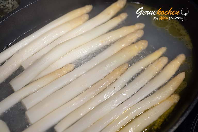 Weißer Spargel mit Orangen-Mayonnaise – Zubereitungsschritt 3