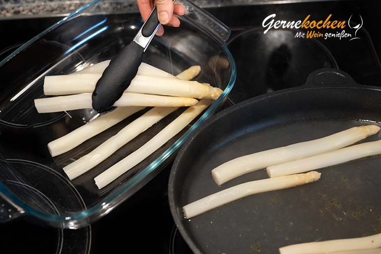 Weißer Spargel mit Orangen-Mayonnaise – Zubereitungsschritt 4.1