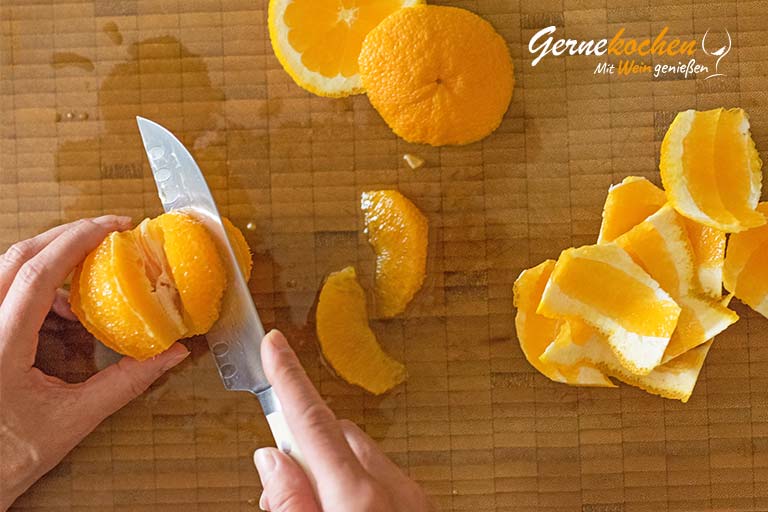 Weißer Spargel mit Orangen-Mayonnaise – Zubereitungsschritt 1.2