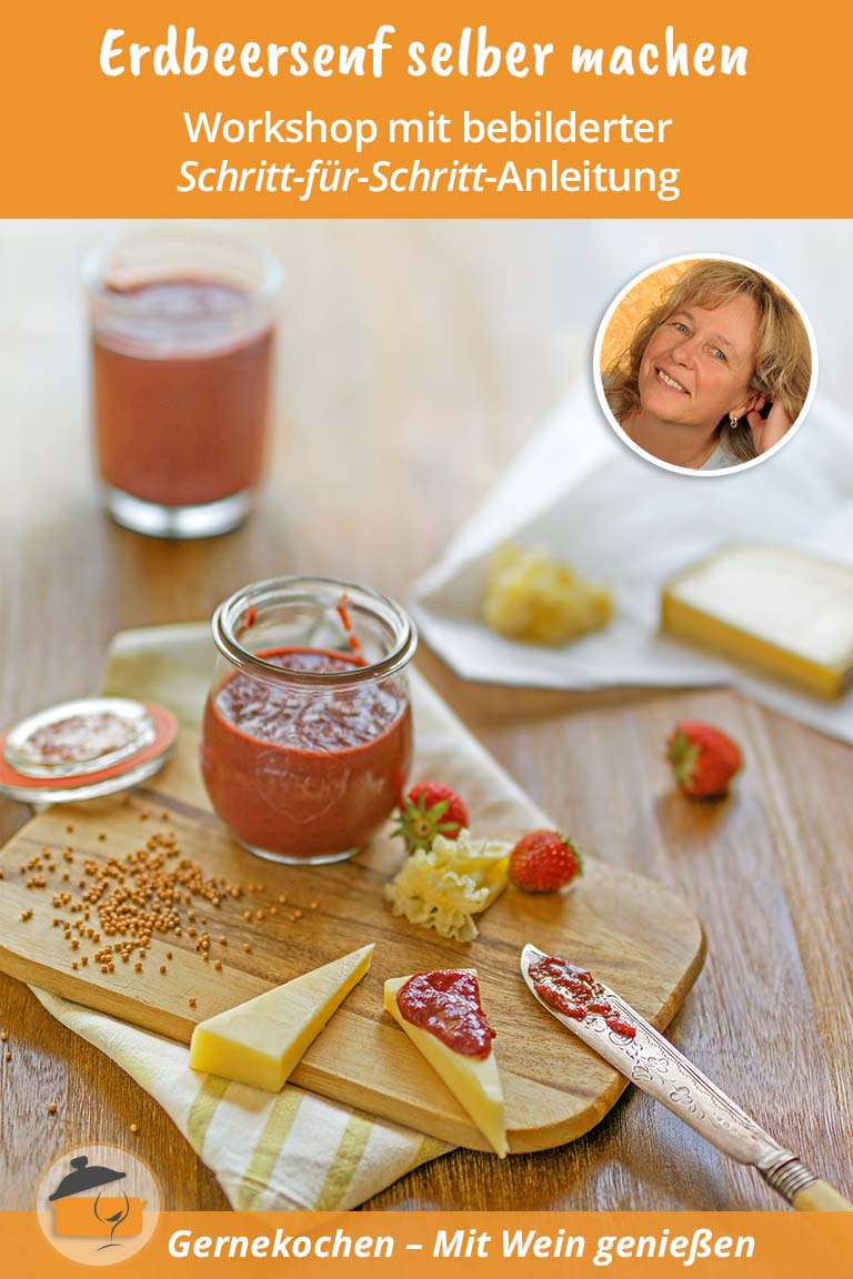 Erdbeersenf selber machen