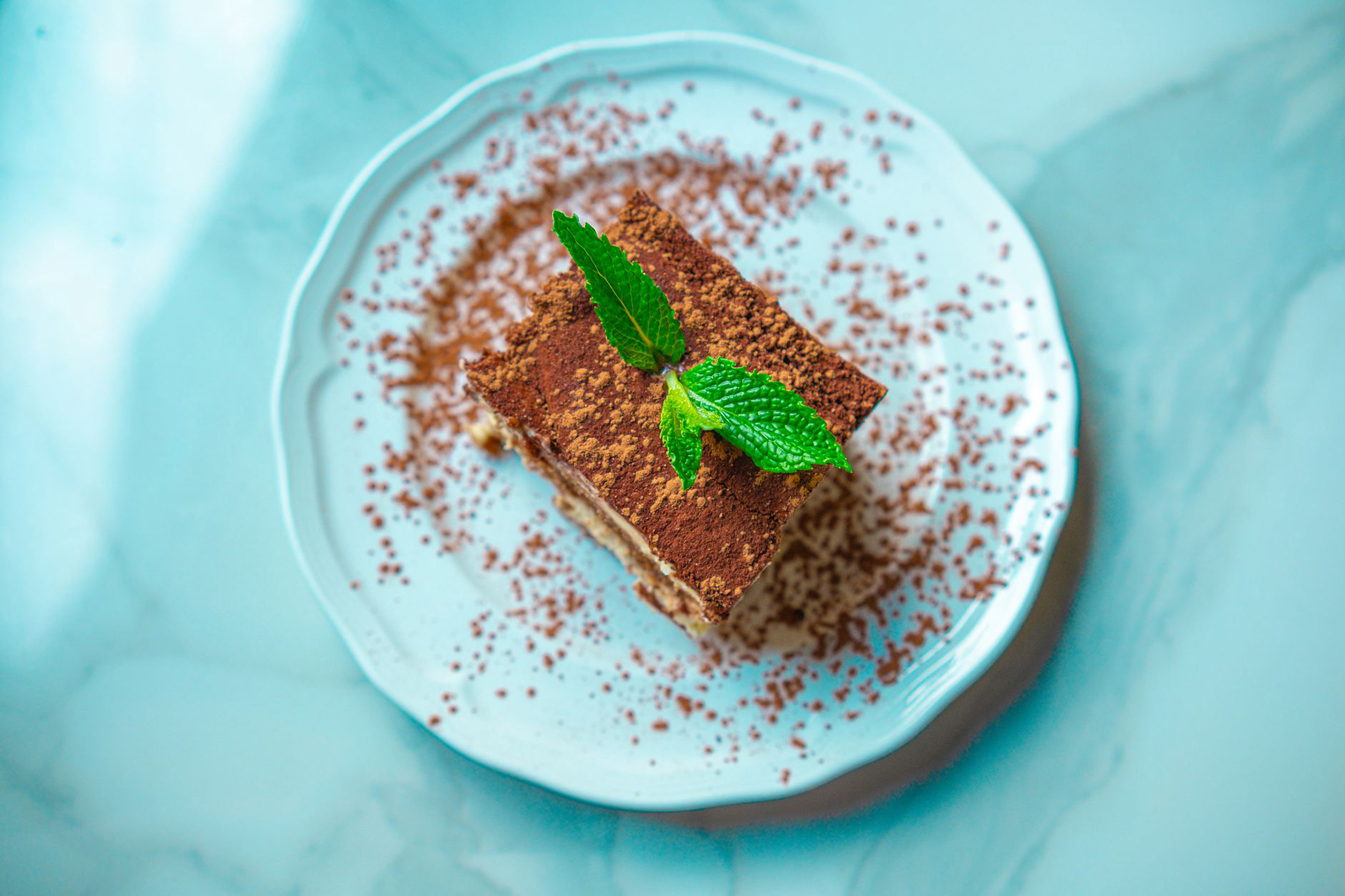 Tiramisu mit Pilzkaffee