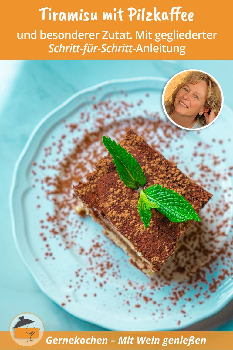 Tiramisu mit Pilzkaffee