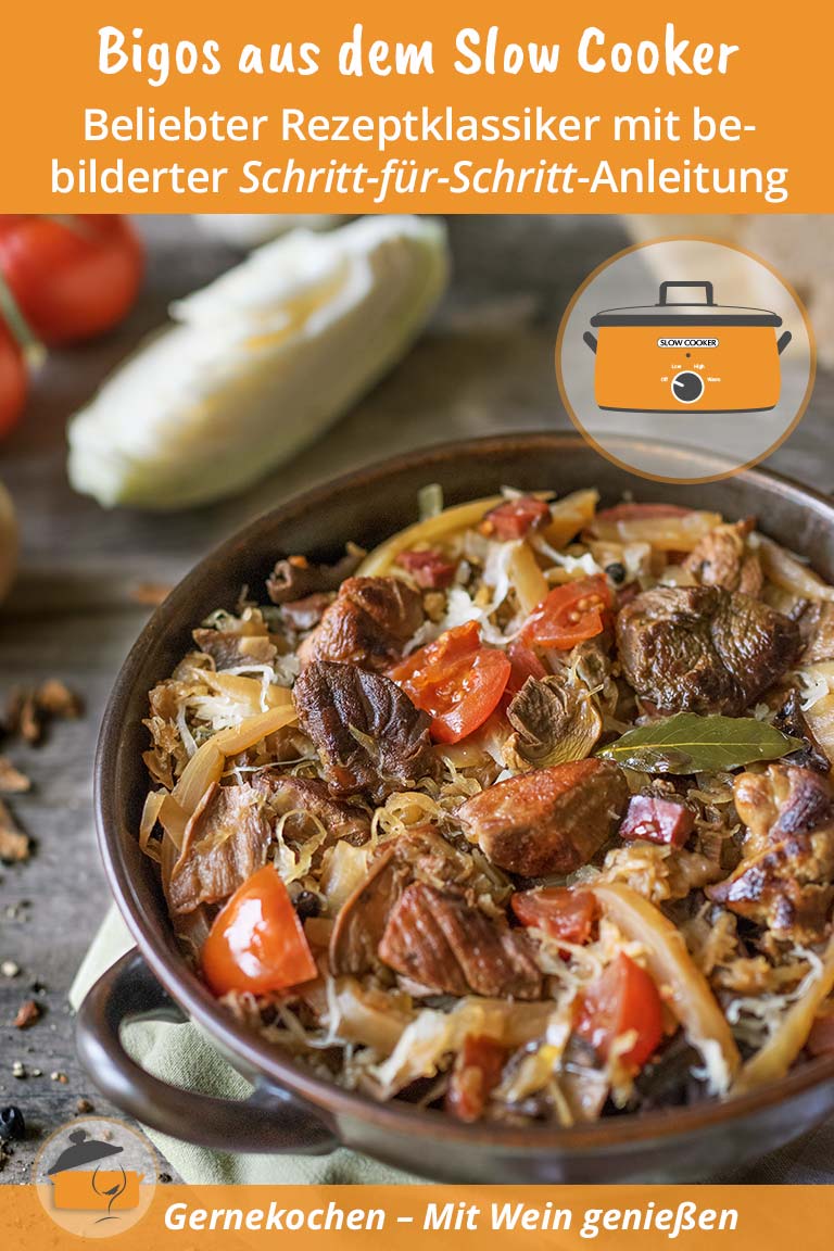 Bigos (Bigosch) – Polnischer Krauttopf aus dem Slow Cooker