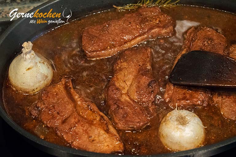 Zwiebelrostbraten – nach altem Rezept – Zubereitungsschritt 8