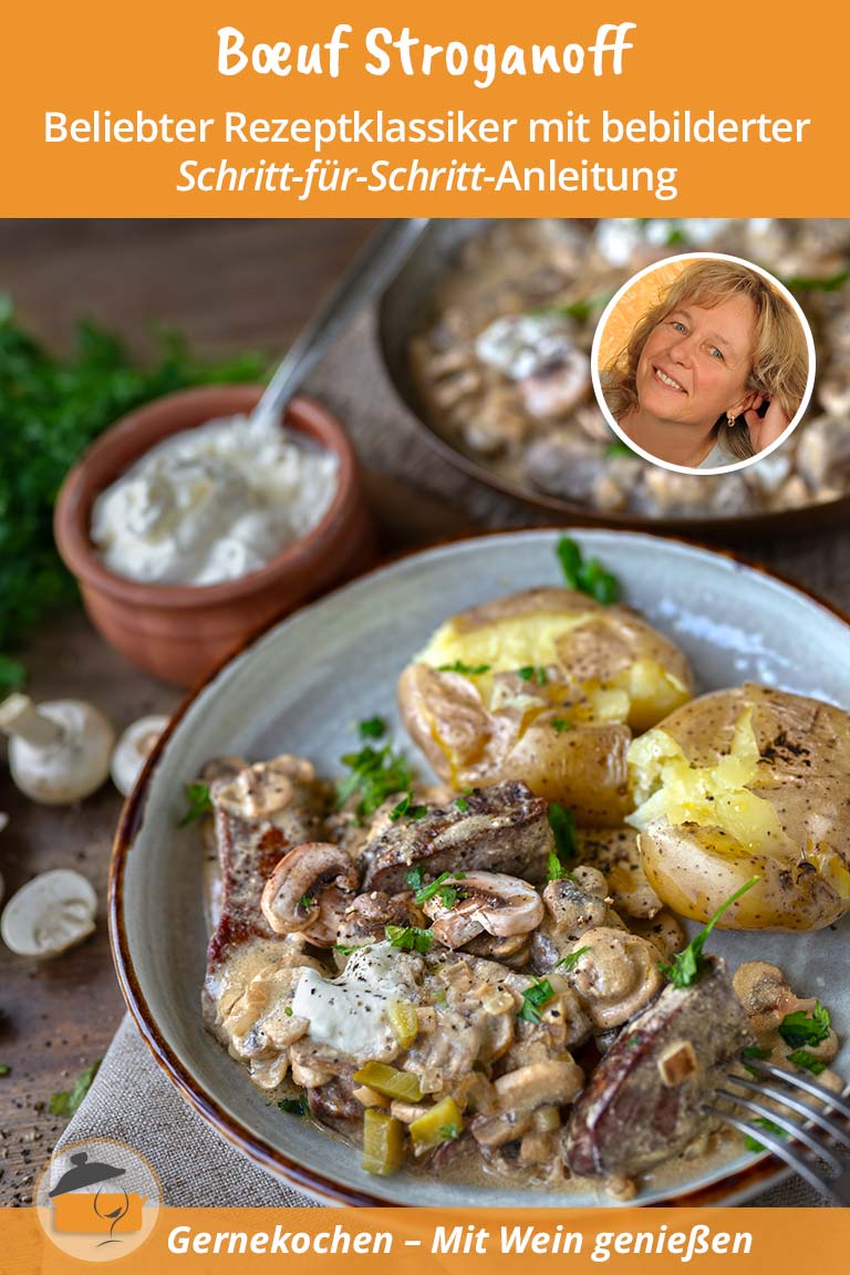 Boeuf Stroganoff Rezept klassisch