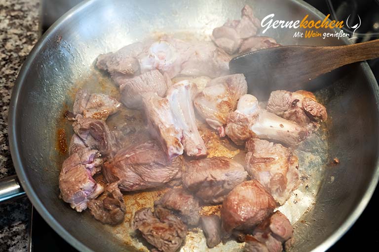 Plov (Pilaw) – das Nationalgericht Usbekistans – Zubereitungsschritt 2.1