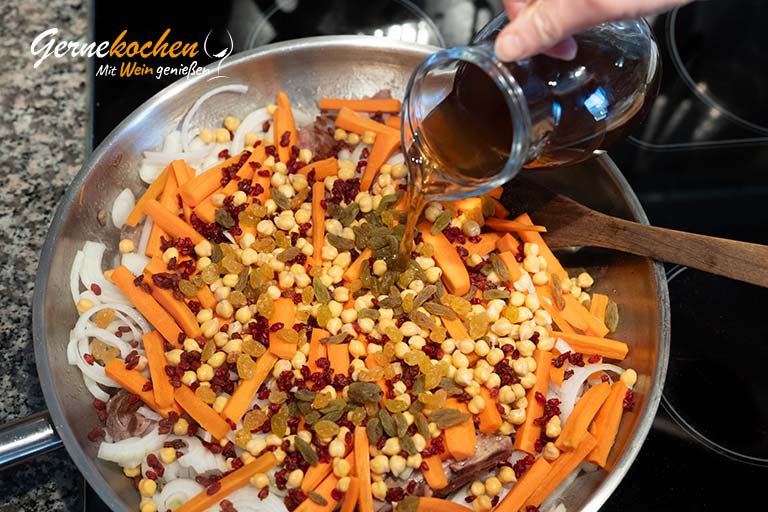 Plov (Pilaw) – das Nationalgericht Usbekistans – Zubereitungsschritt 2.4