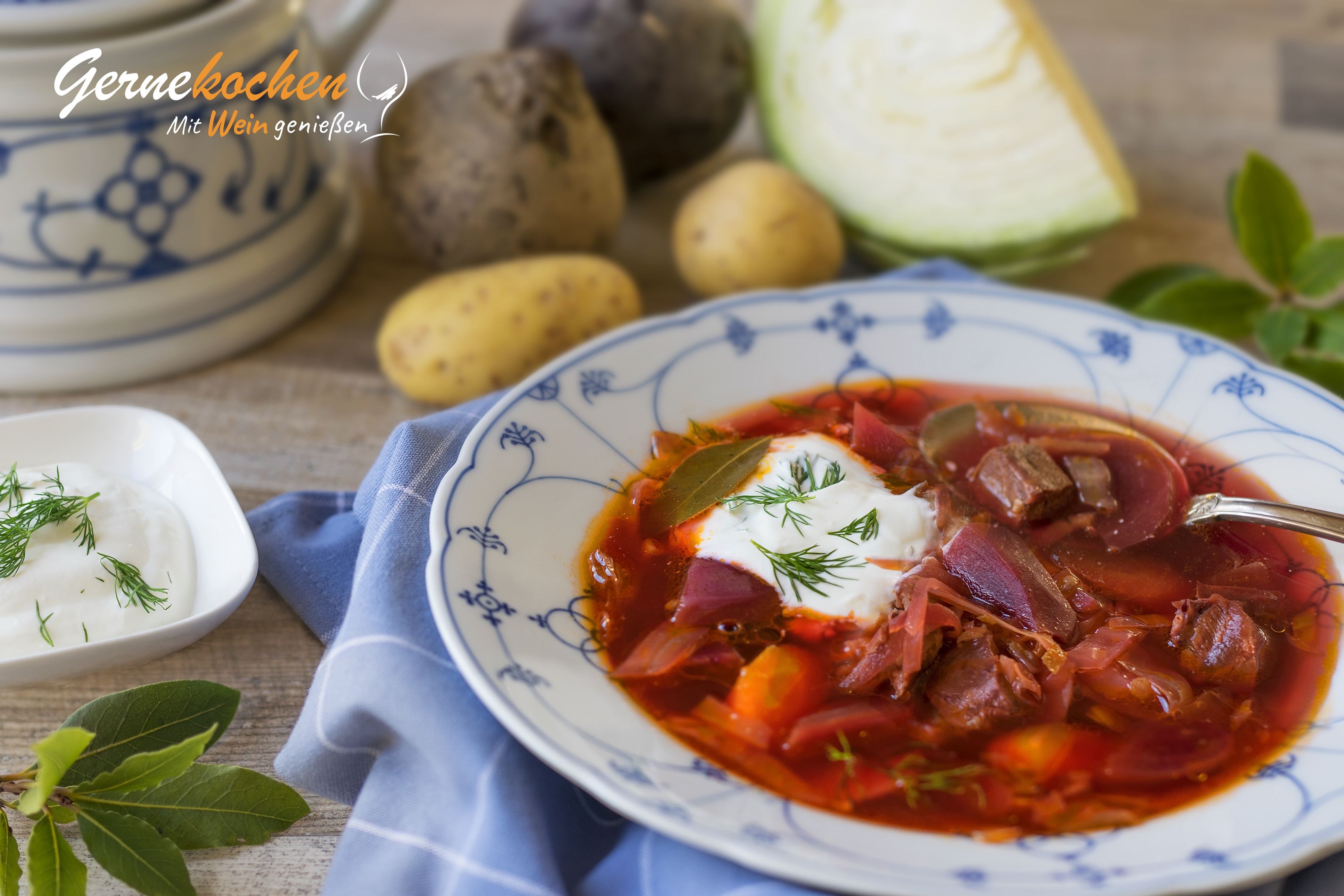 Borschtsch – Ukrainische Rote-Bete-Suppe Originalrezept
