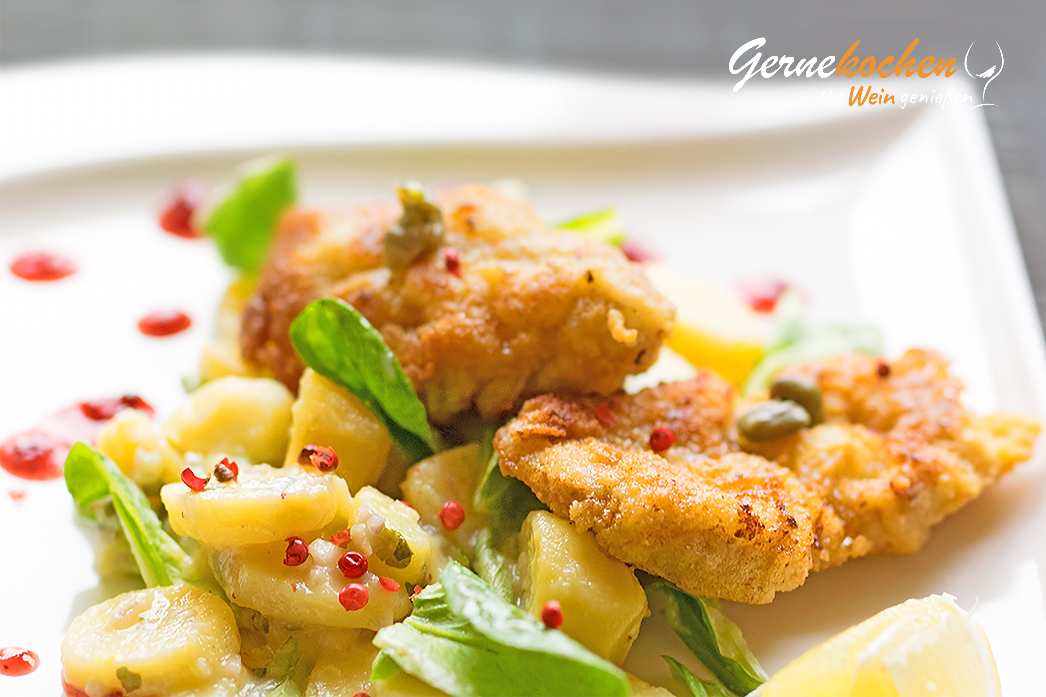 Wiener Schnitzel Original-Rezept mit Kartoffelsalat