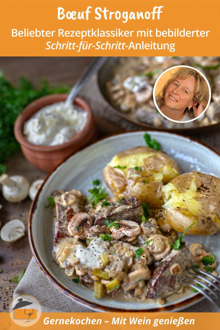 Boeuf Stroganoff Original-Rezept klassisch