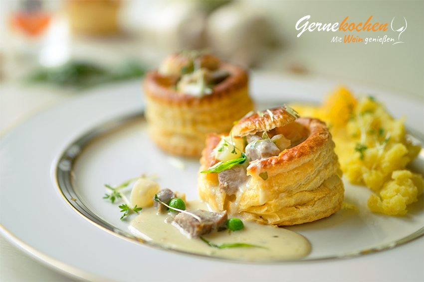 Königinpasteten mit Ragout fin