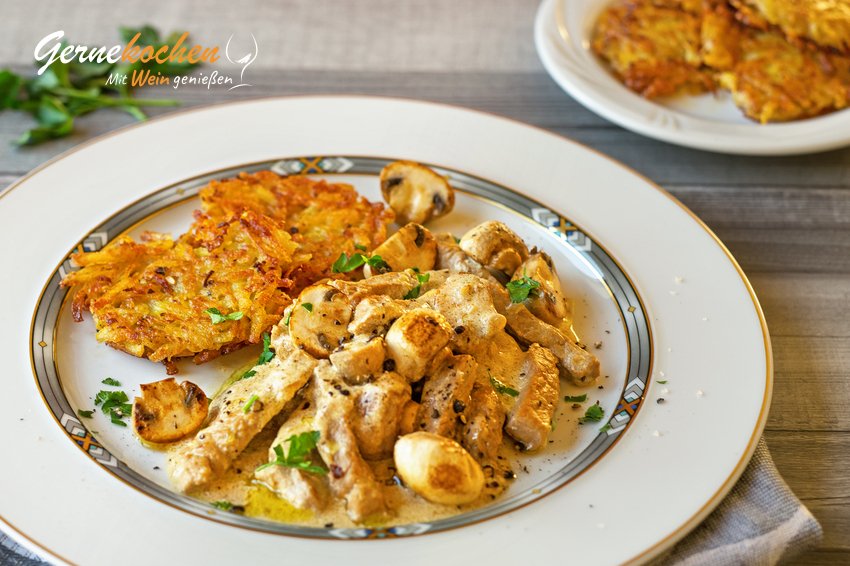 Zürcher Geschnetzeltes Original-Rezept mit Rösti