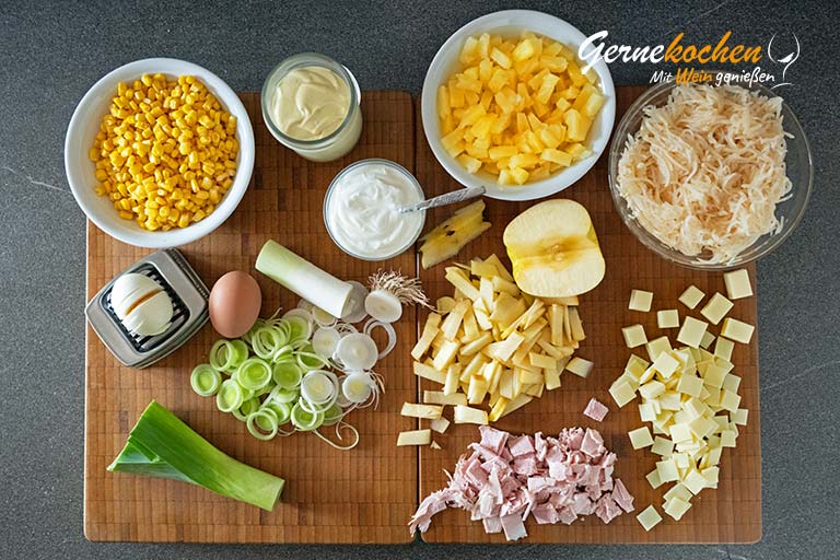 Klassischer Schichtsalat – Zubereitungsschritt 3