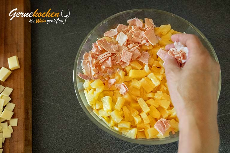 Klassischer Schichtsalat – Zubereitungsschritt 4.5