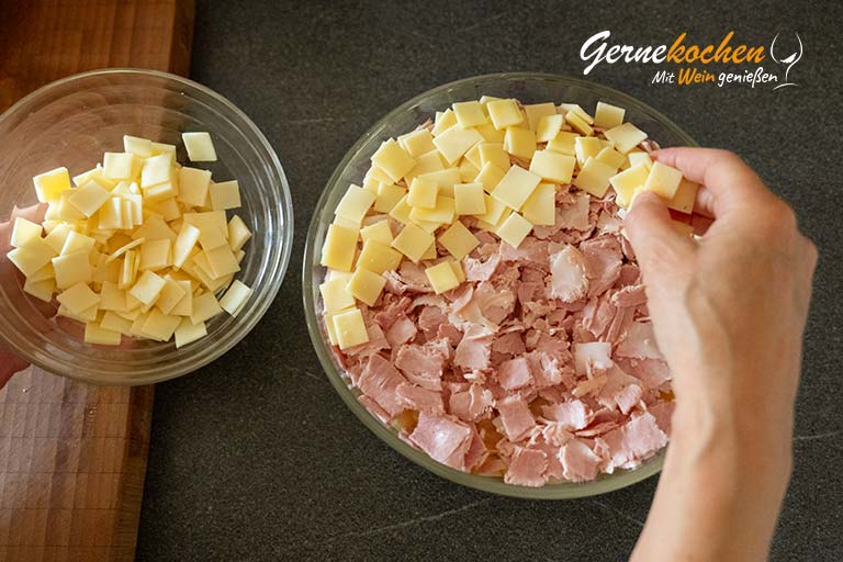 Klassischer Schichtsalat – Zubereitungsschritt 4.6