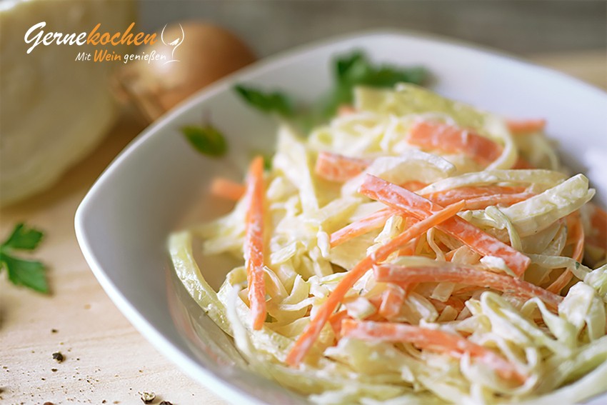 Cole Slaw Salad – Amerikanischer Krautsalat