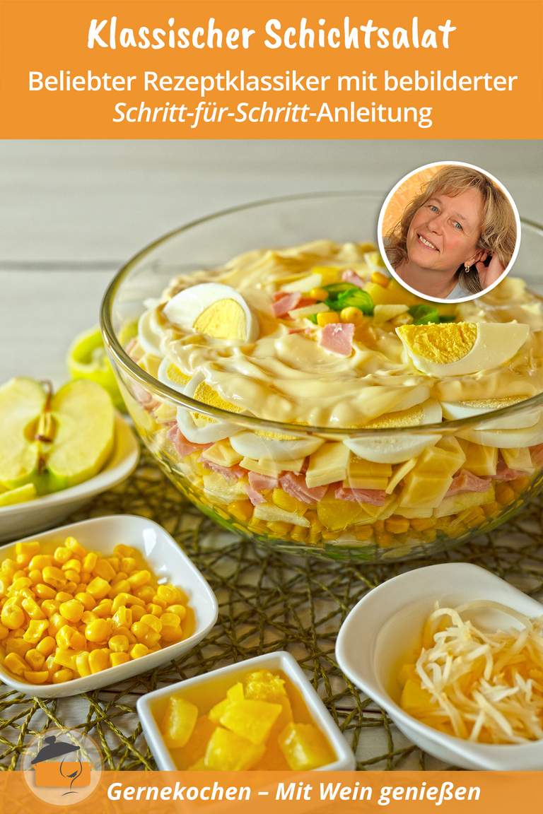 Klassischer Schichtsalat