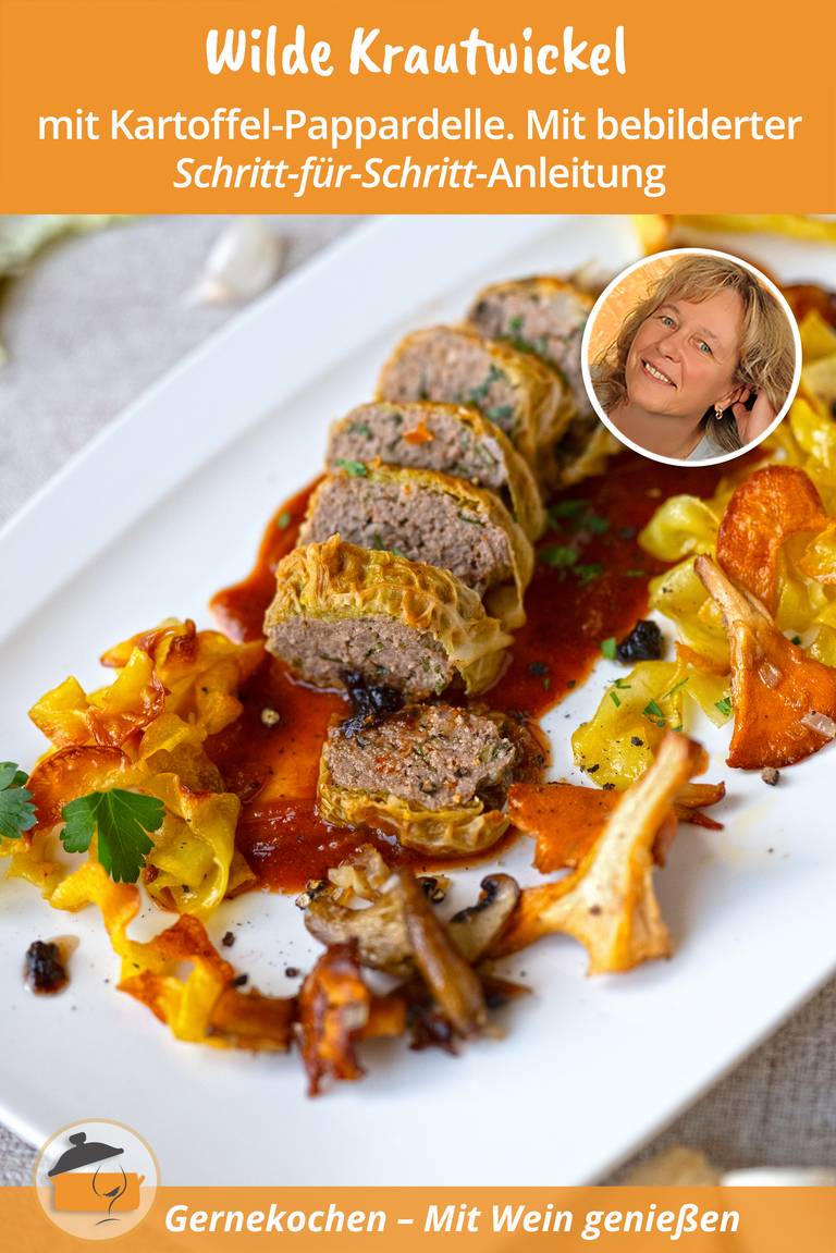 Wilde Krautwickel mit Kartoffel-Pappardelle