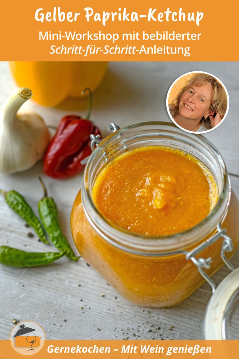 Gelber Paprika-Ketchup à la Gernekochen