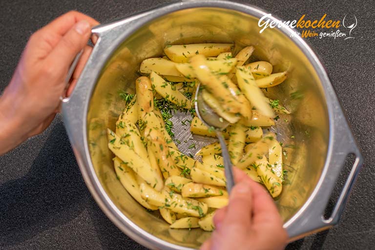 Mediterrane Pommes frites selber machen – Zubereitungsschritt 3.2
