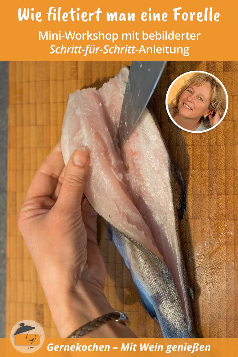 Wie filetiert man eine Forelle?